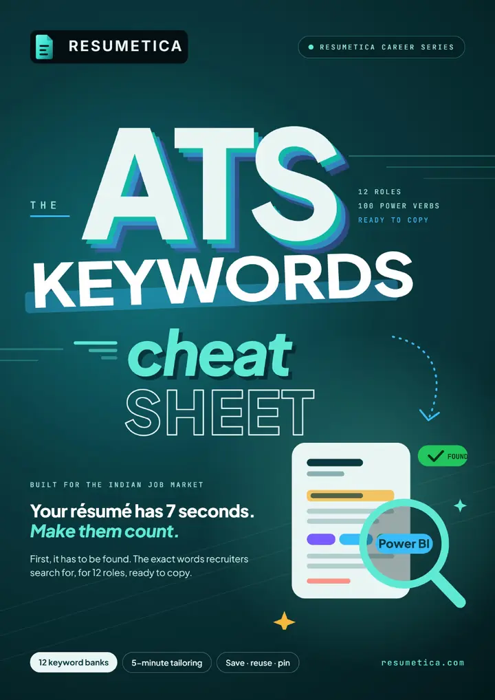 ATS Keywords Cheat Sheet cover